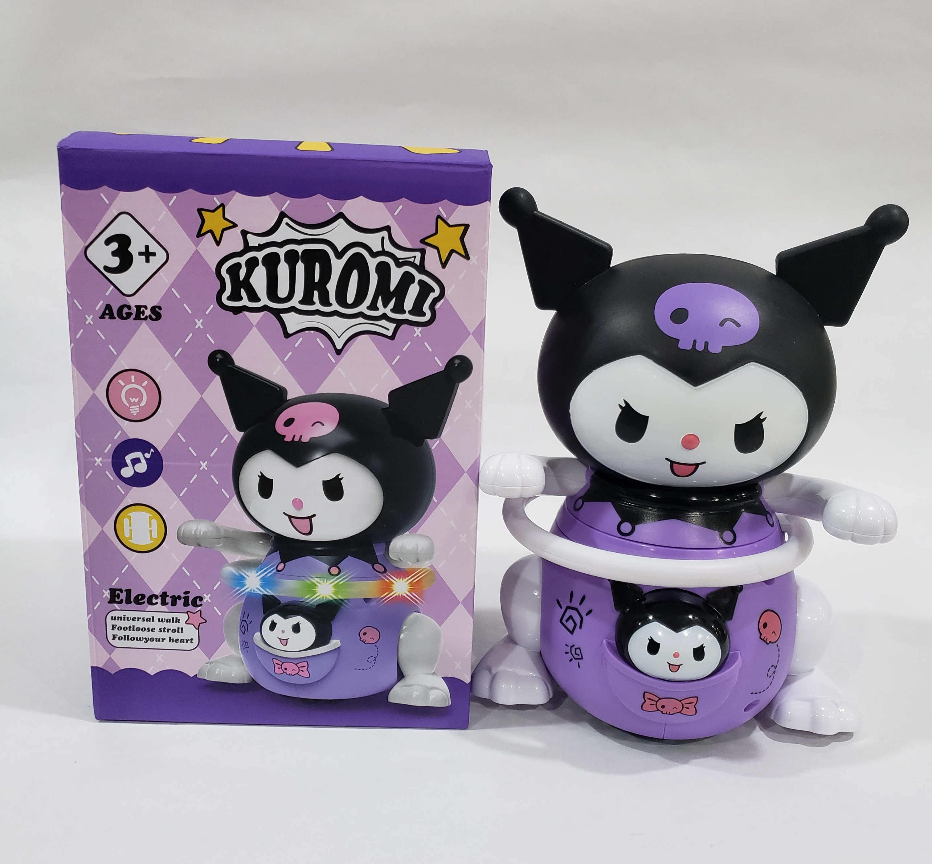 لعبة أطفال روبوت الرقص كورومي دمية موسيقية متحركة