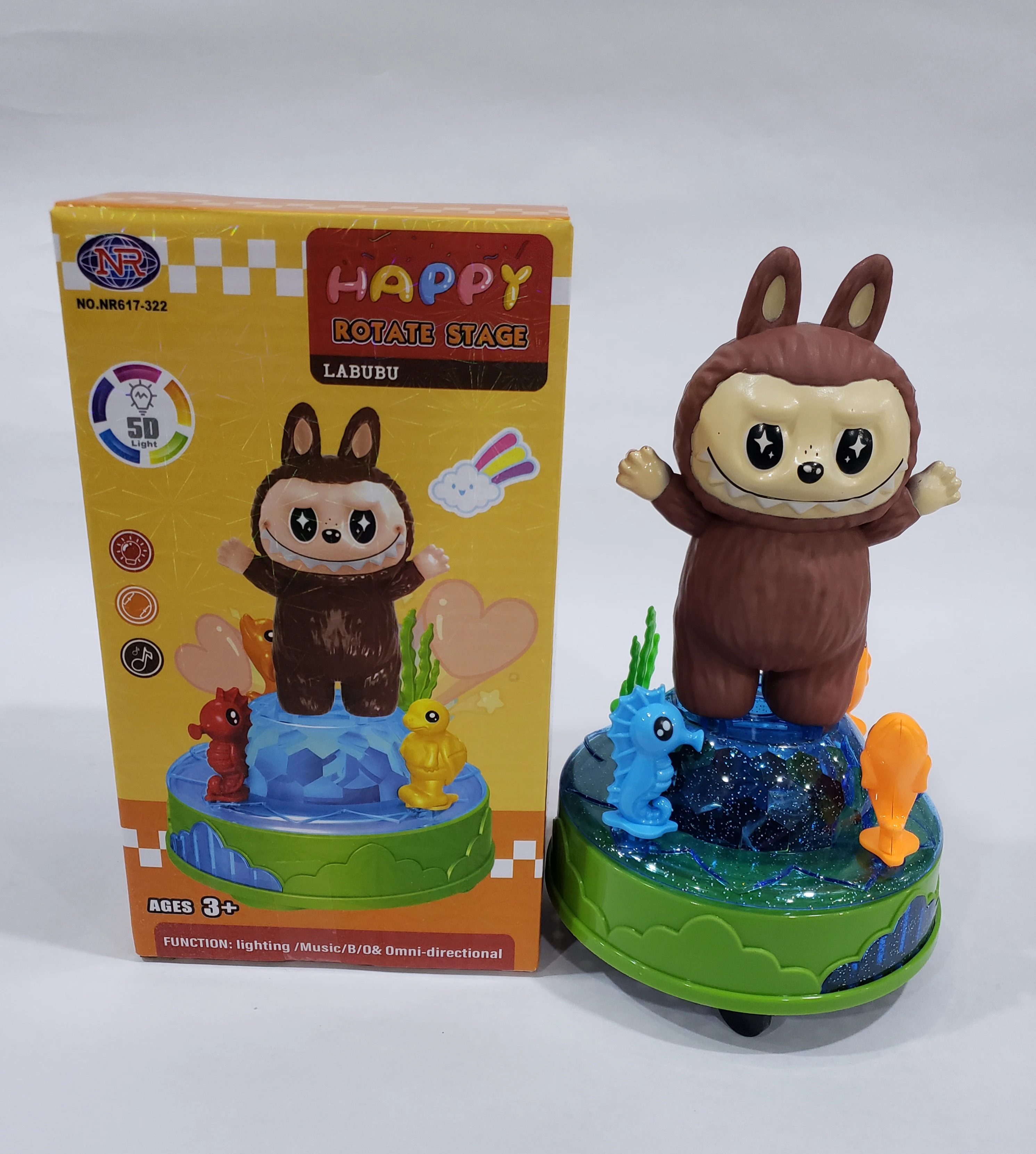 عروسة بطارية لابوبو LABUBU مع الاضاءة